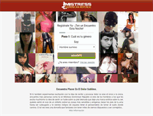 Tablet Screenshot of mistressdominicanrepublic.com